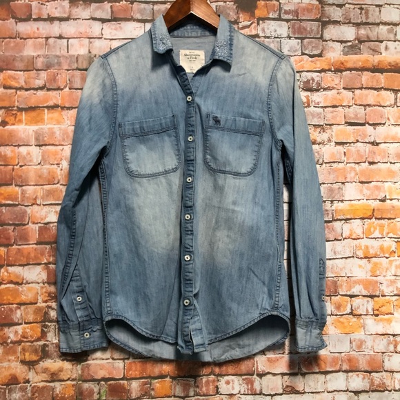 womens denim shirt size 18